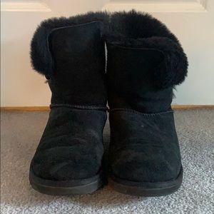 UGG Bailey Button Black Boots